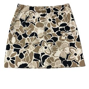 Geoffrey Beene Floral A-Line Skirt – Size 10